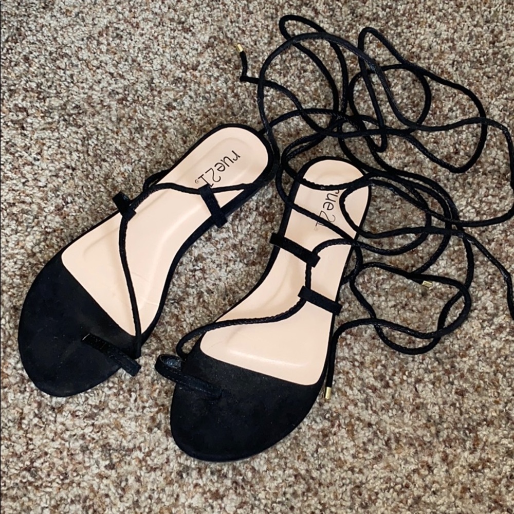 Rue 21 lace up sandals!
